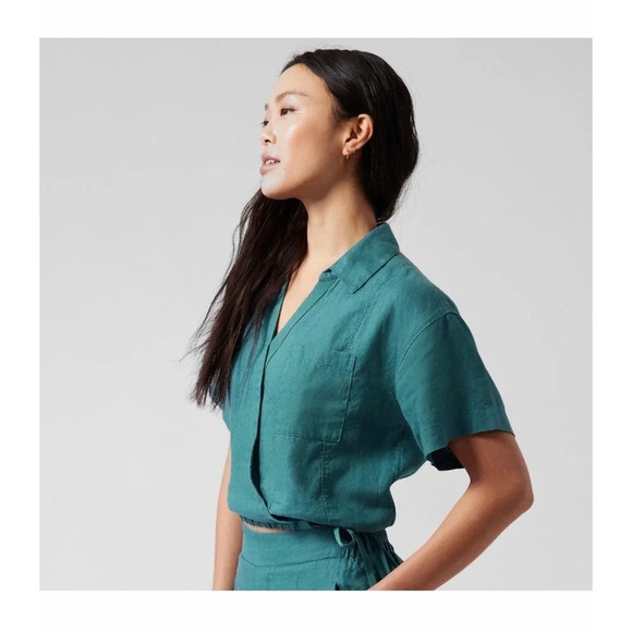 Athleta Playa Linen Crop Top - Picture 8 of 8